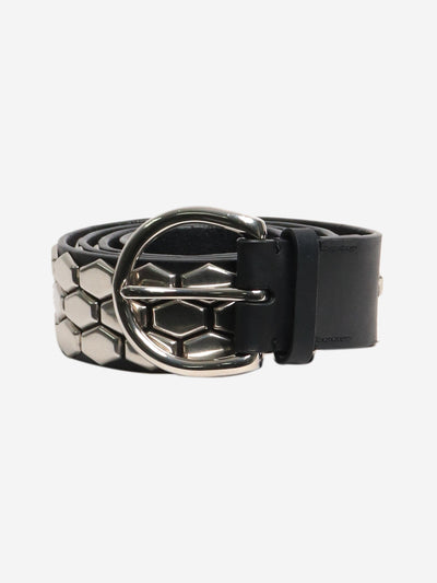 Black and silver hexagonal belt Belts Phoebe Philo 
