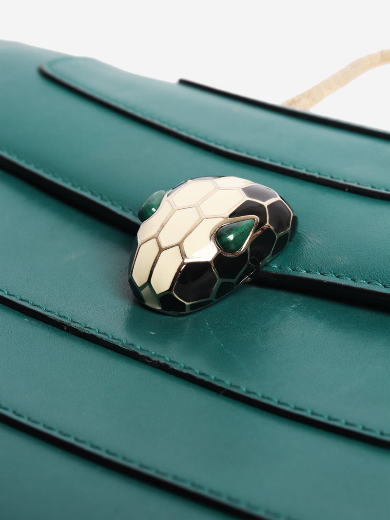 Green Serpenti Forever shoulder bag Cross-body Bags Bvlgari 