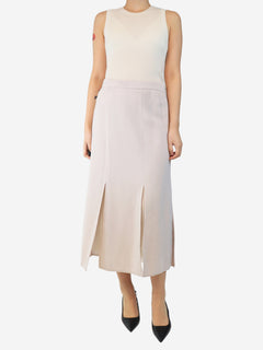 Neutral midi skrit - size UK 14 Skirts Max Mara 