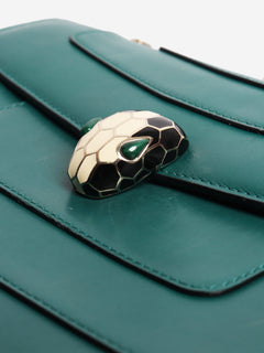 Green Serpenti Forever shoulder bag Cross-body Bags Bvlgari 