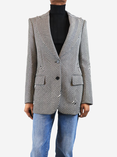 Grey herringbone coat - size UK 6 Coats & Jackets Stella McCartney 
