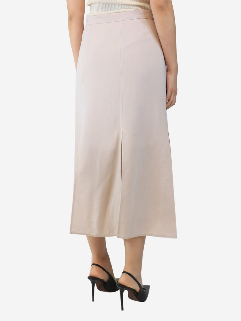Neutral midi skrit - size UK 14 Skirts Max Mara 