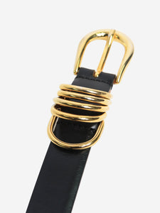 Dehanche Black and gold Hollyhock belt