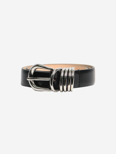 Black and silver Hollyhock belt Belts Dehanche 