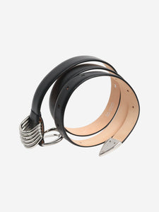 Dehanche Black and silver Hollyhock belt