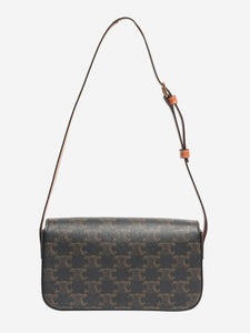 Celine Brown Triomphe leather shoulder bag