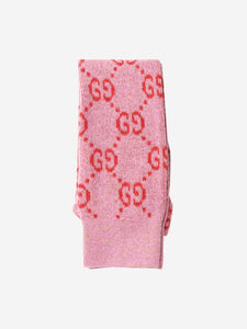 Gucci Pink GG sparkly socks