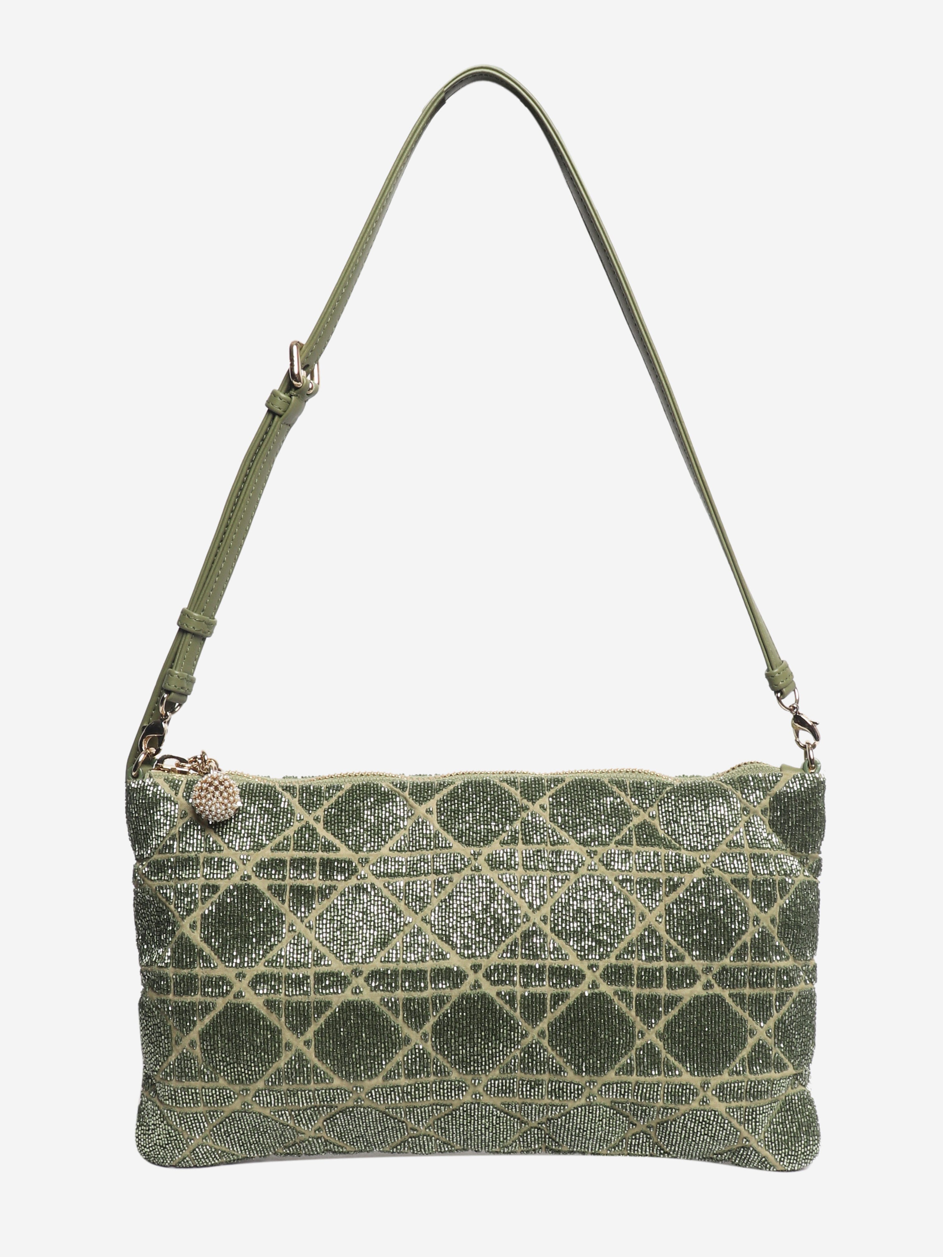 Green 2023 beaded shoulder bag Shoulder bags Dior 