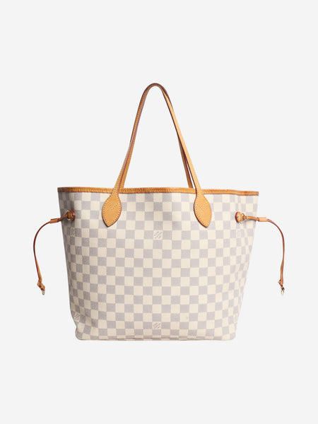 Cream 2017 Damier Azure Neverfull MM tote product image
