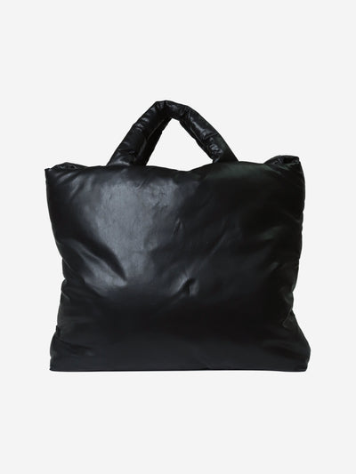 Black large puffer bag Shoulder bags KASSL Editions 