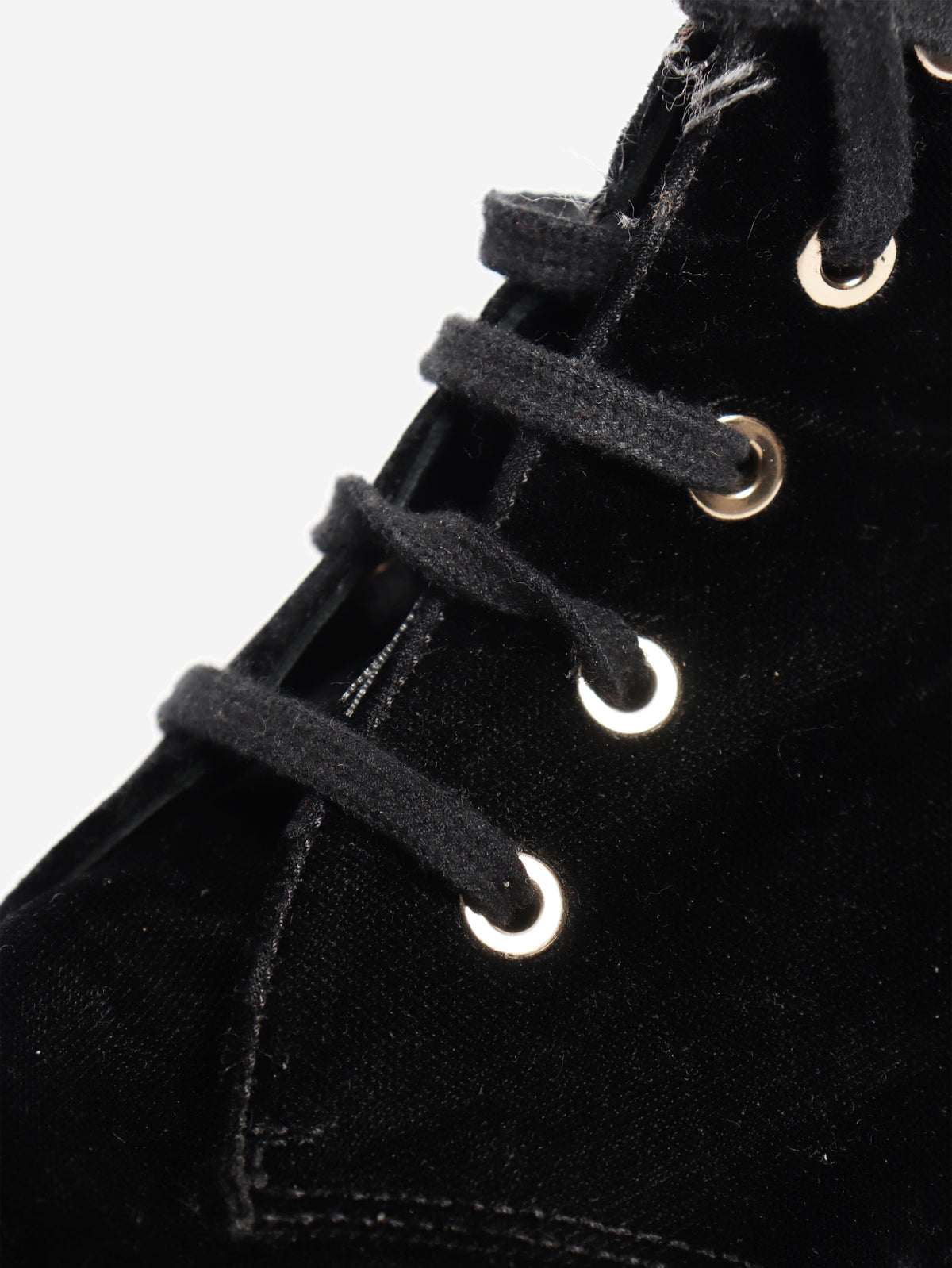 Black velvet ankle boots - size EU 38.5 Boots Chanel 