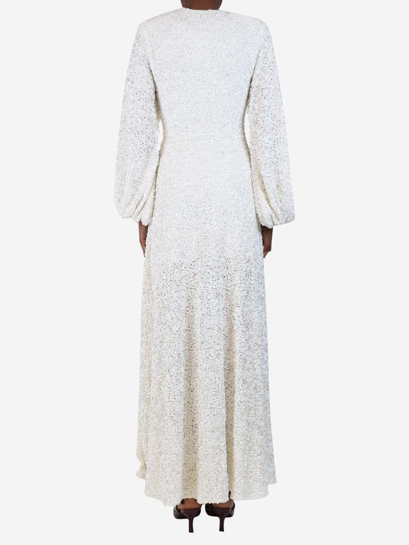 White sequin gown - size UK 6 Dresses Rotate 