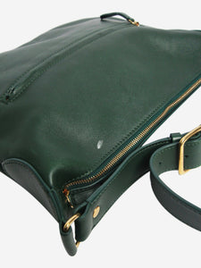 Celine Green leather shoulder bag