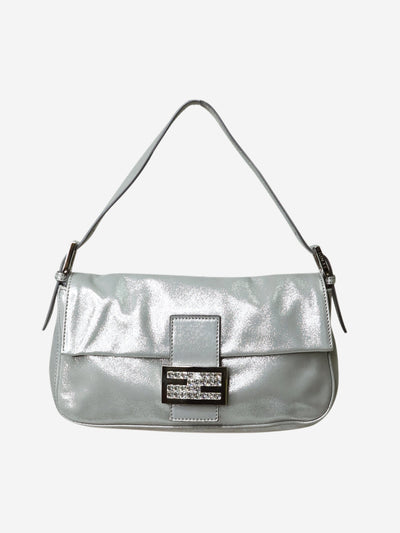 Silver sparkly Baguette bag Shoulder bags Fendi 