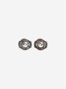 Cartier 18k white gold diamond stud earrings