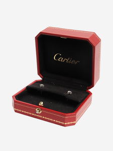 Cartier 18k white gold diamond stud earrings