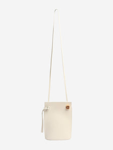 Loewe Ivory Dice Pocket leather crossbody bag