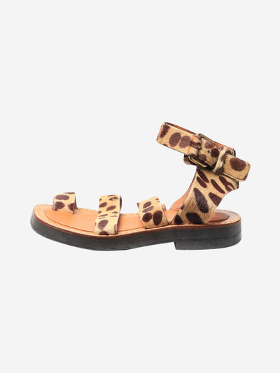 Brown flat sandals - size EU 36 (UK 3) Flat Sandals Celine 