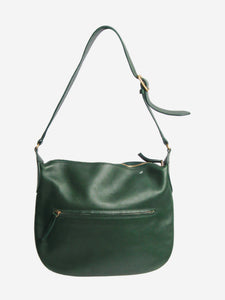 Celine Green leather shoulder bag