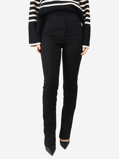 Black slit trousers - size UK 8 Trousers Toteme 