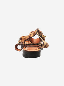Celine Brown flat sandals - size EU 36 (UK 3)