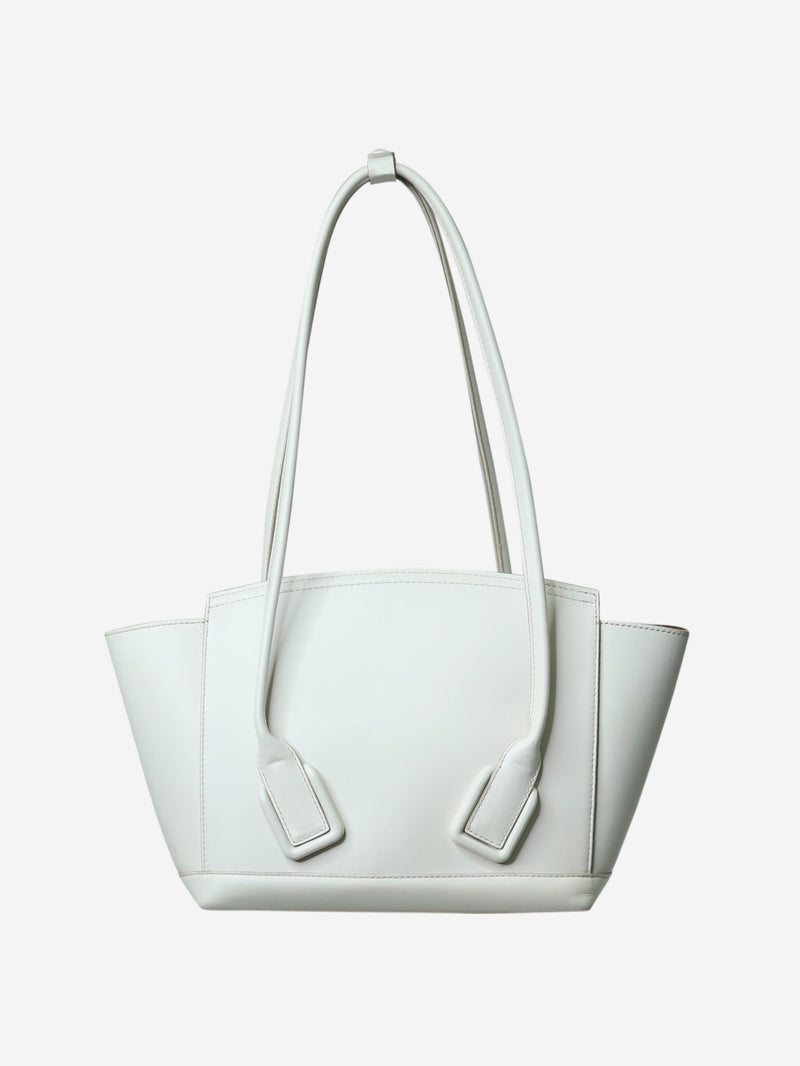 White Arco top handle bag Top Handle Bags Bottega Veneta 