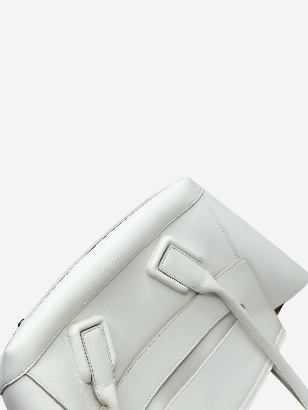 White Arco top handle bag Top Handle Bags Bottega Veneta 