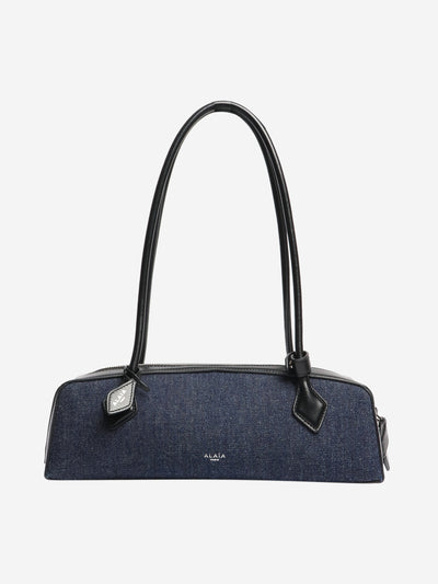 Indigo Le Teckel denim shoulder bag Shoulder bags Alaia 