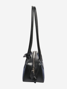 Alaia Indigo Le Teckel denim shoulder bag