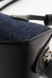 Alaia Indigo Le Teckel denim shoulder bag