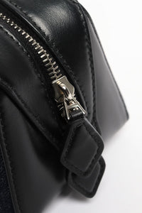 Alaia Indigo Le Teckel denim shoulder bag