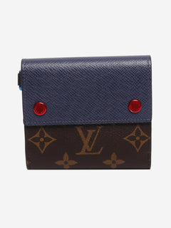 Blue and brown monogram bifold wallet Wallets, Purses & Small Leather Goods Louis Vuitton 