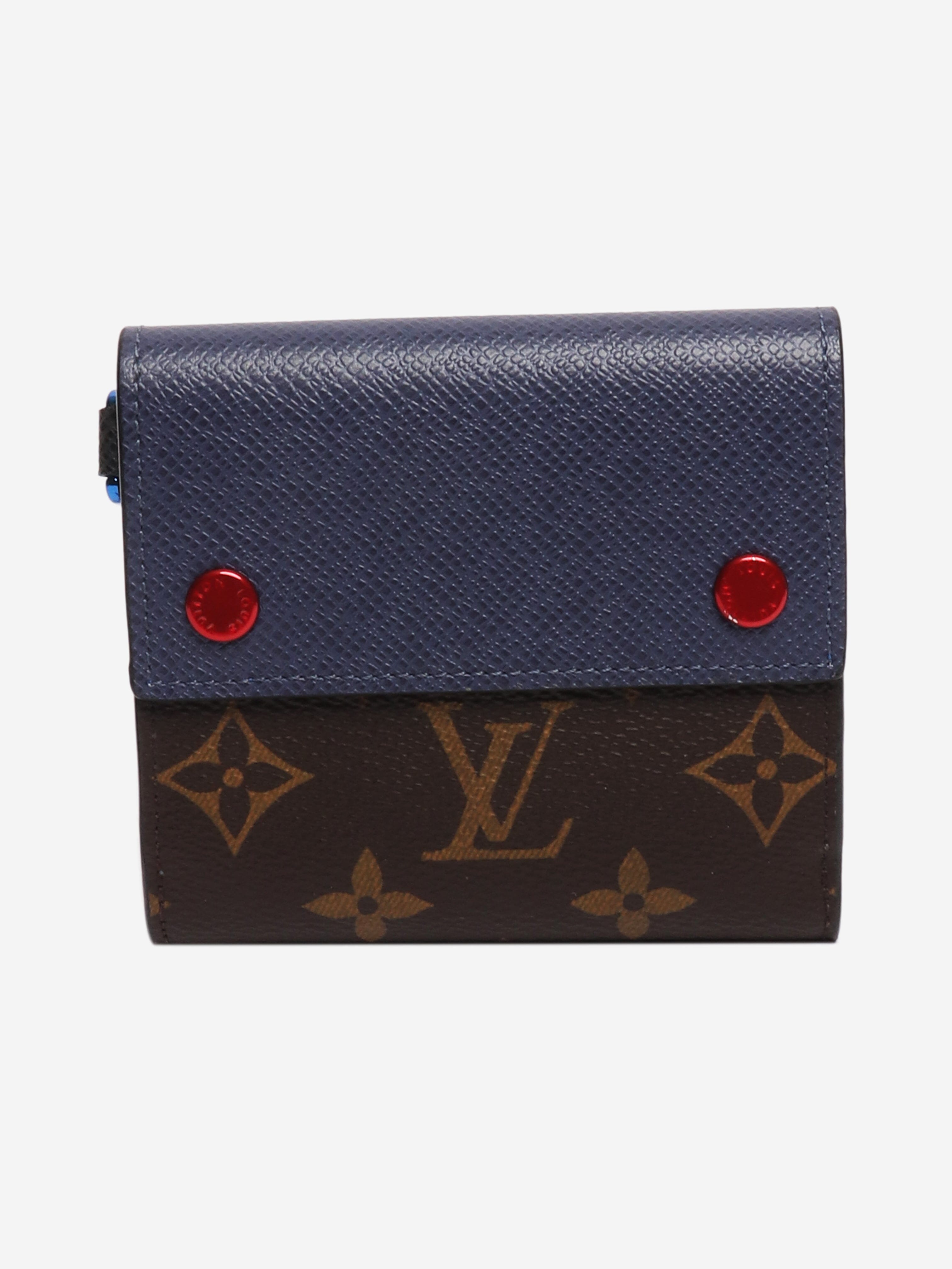 Blue and brown monogram bifold wallet Wallets, Purses & Small Leather Goods Louis Vuitton 