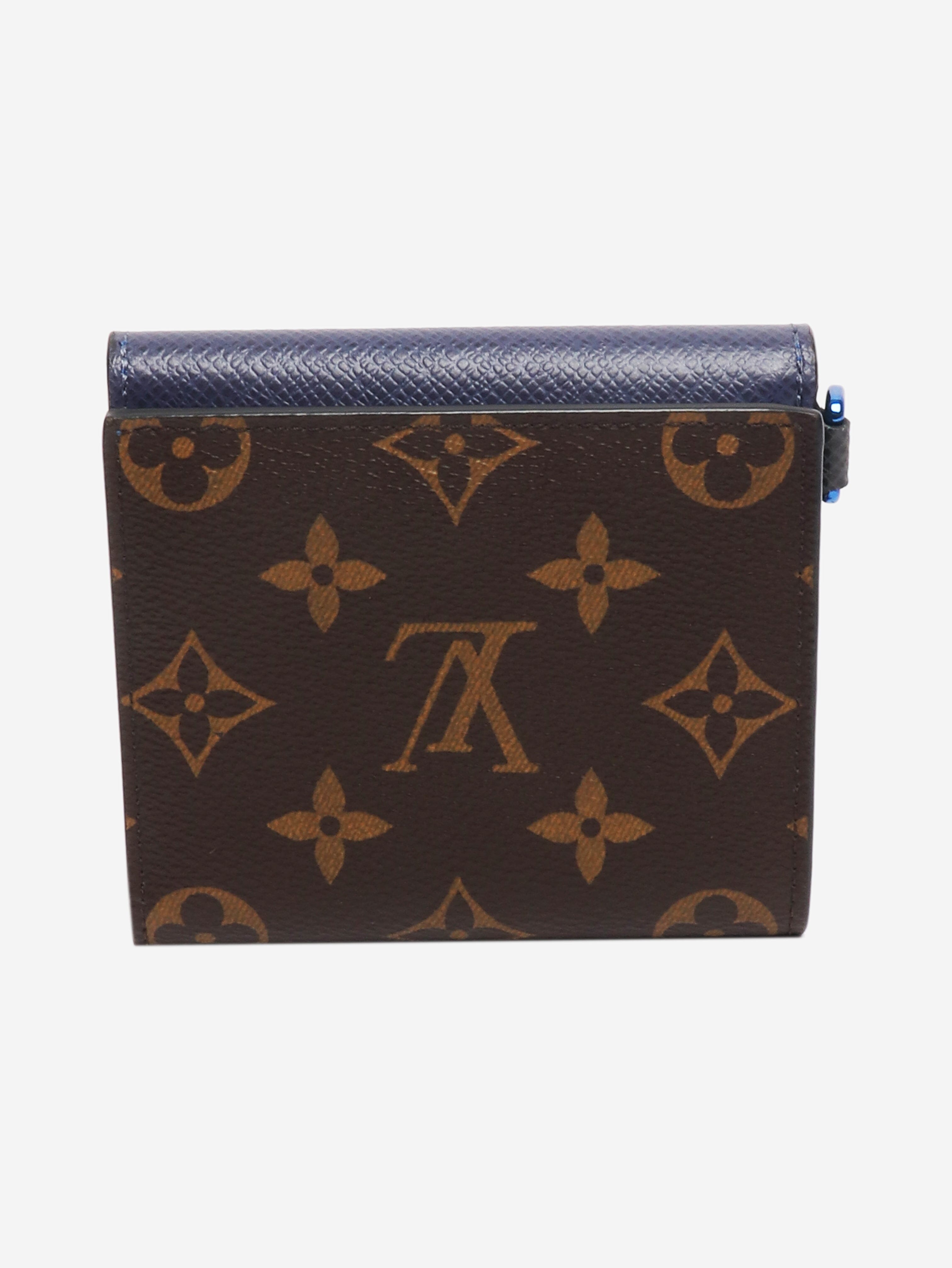 Blue and brown monogram bifold wallet Wallets, Purses & Small Leather Goods Louis Vuitton 