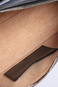 Alaia Indigo Le Teckel denim shoulder bag