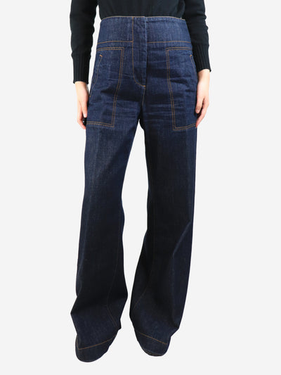 Indigo high-rise wide-leg jeans - size UK 10 Trousers Marni 