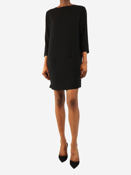Black crepe mini dress - size UK 6 product image