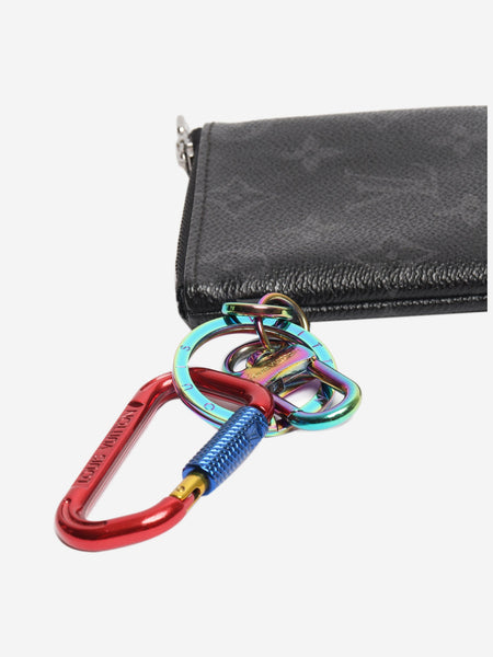 Black Monogram zipped purse alternate image