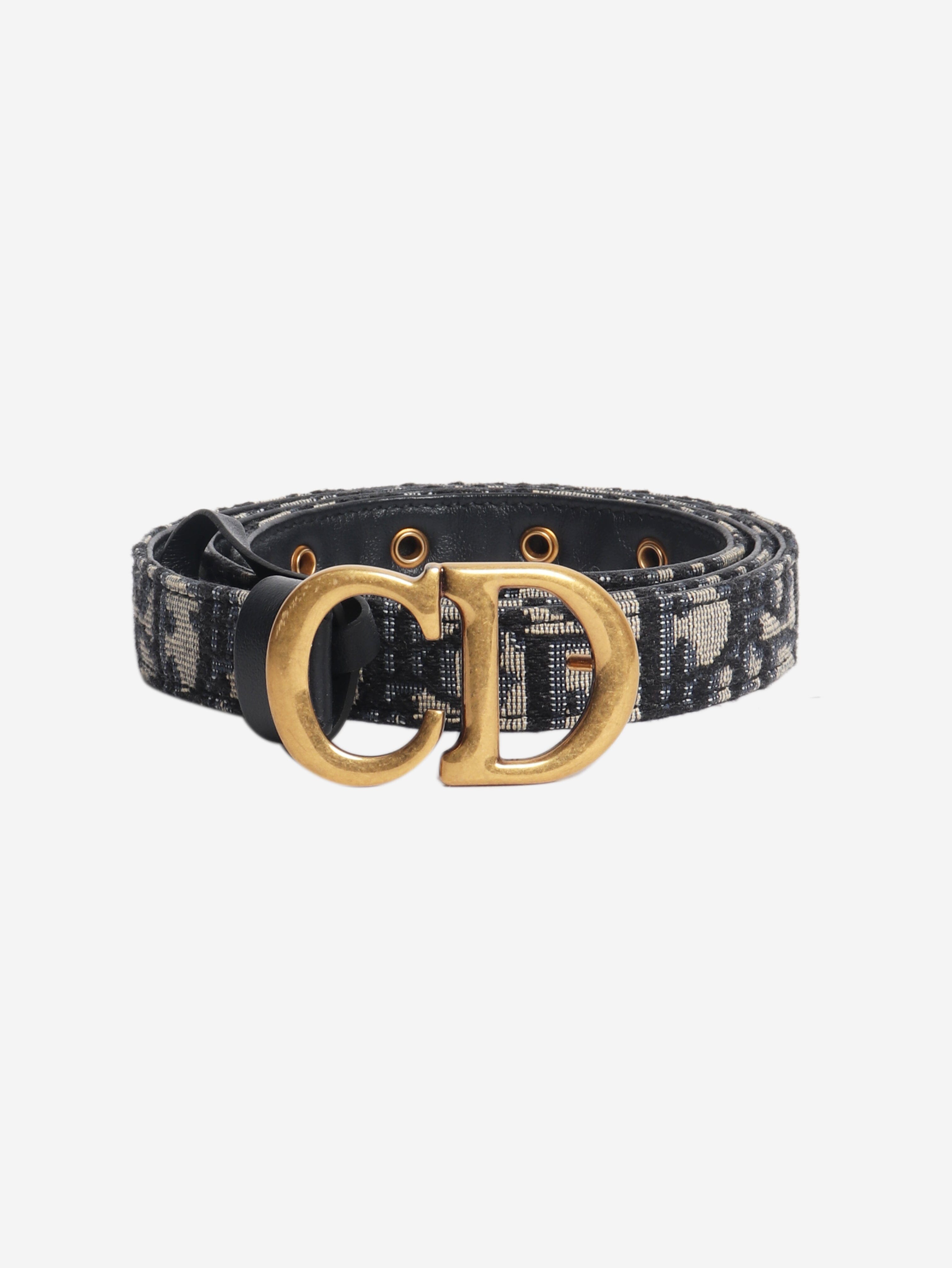 Navy Saddle belt Belts Dior 