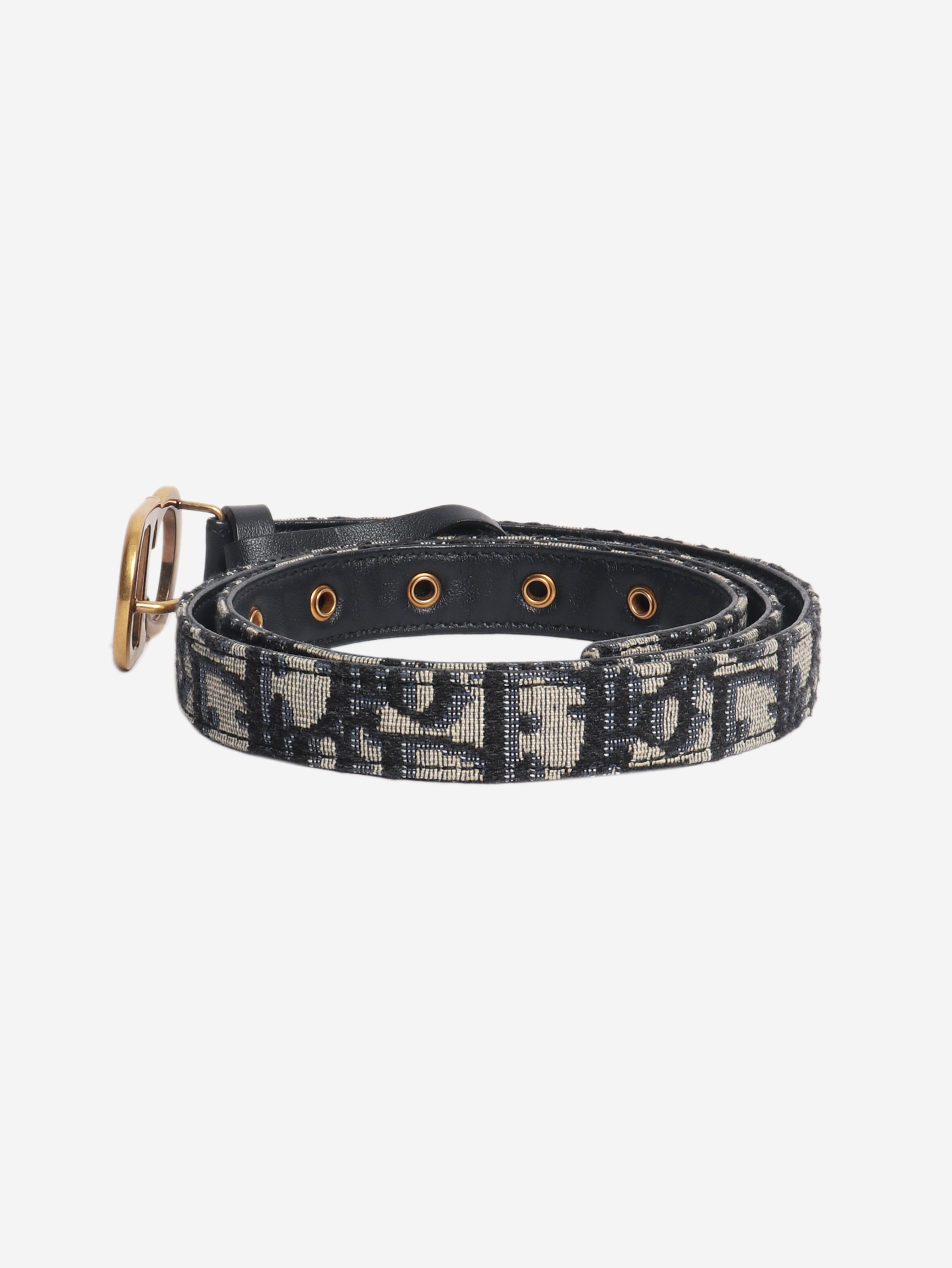 Navy Saddle belt Belts Dior 