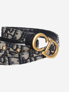 Navy Saddle belt Belts Dior 
