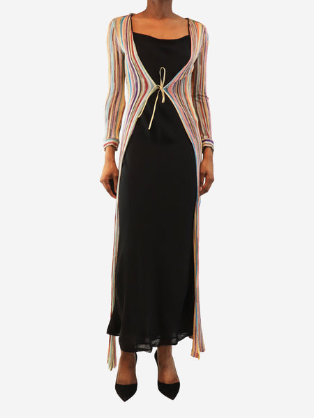 Lurex knit cover up cardigan - size XS product image