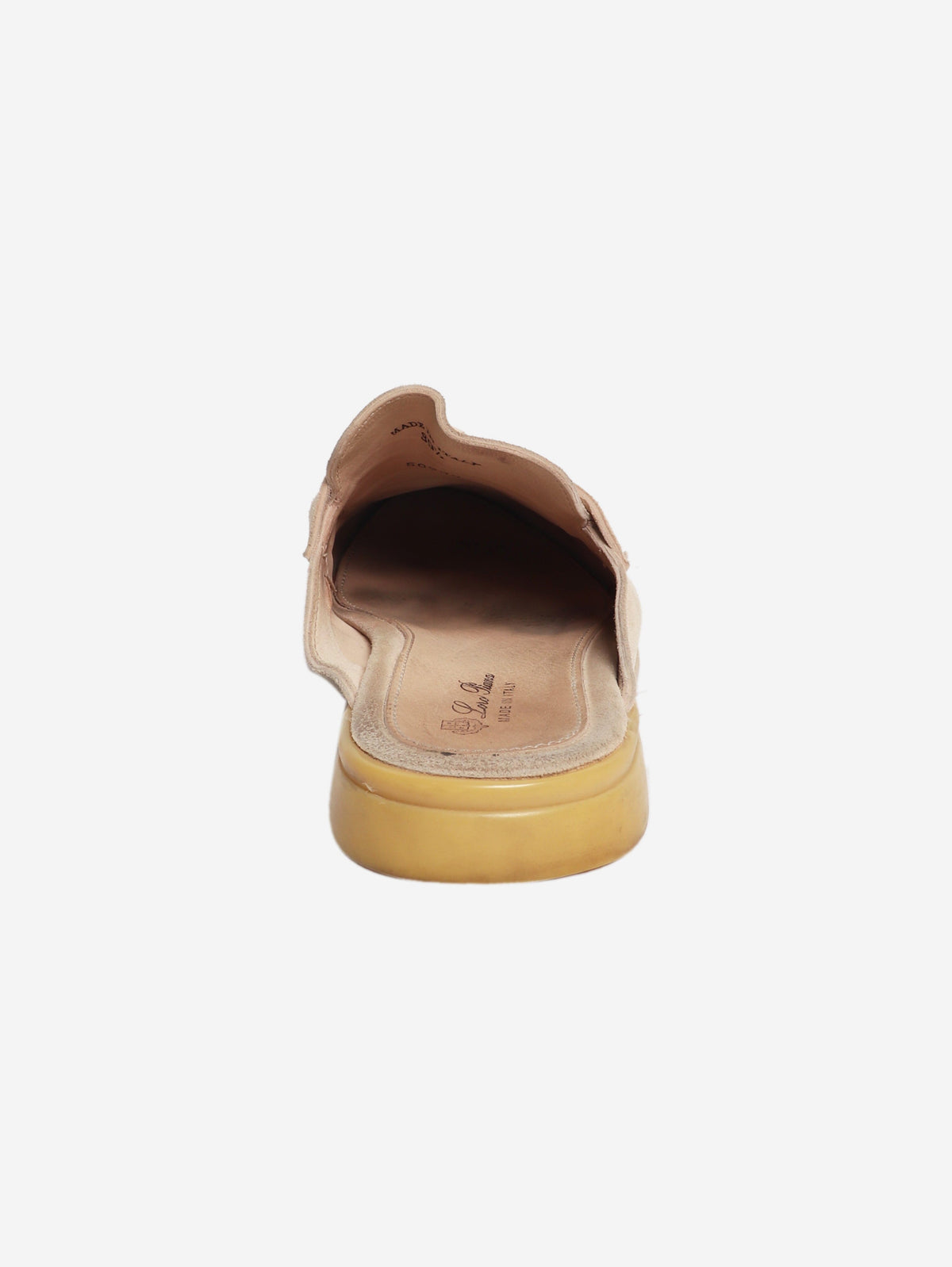 Suede biege slip on shoes - size EU 39.5 (UK 6.5) Flat Shoes Loro Piana 