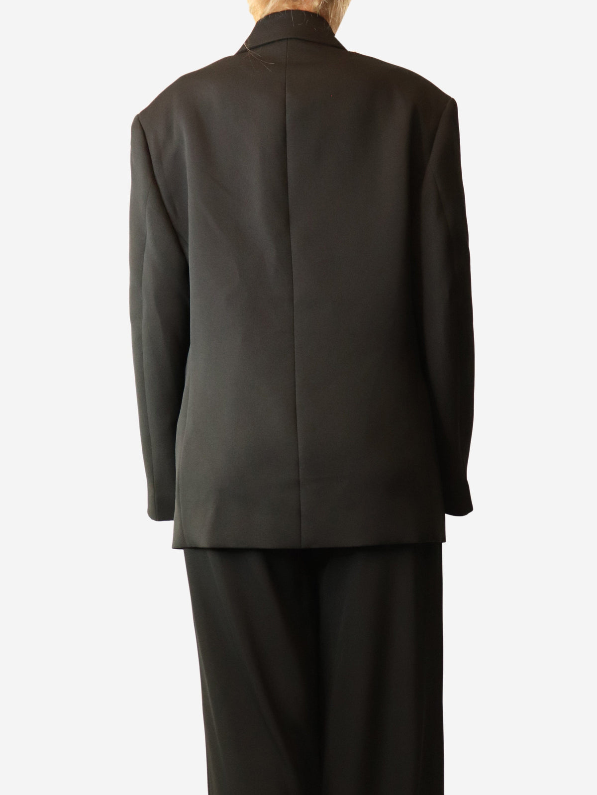 Black oversized double-breasted blazer - size UK 6 Coats & Jackets Acne Studios 