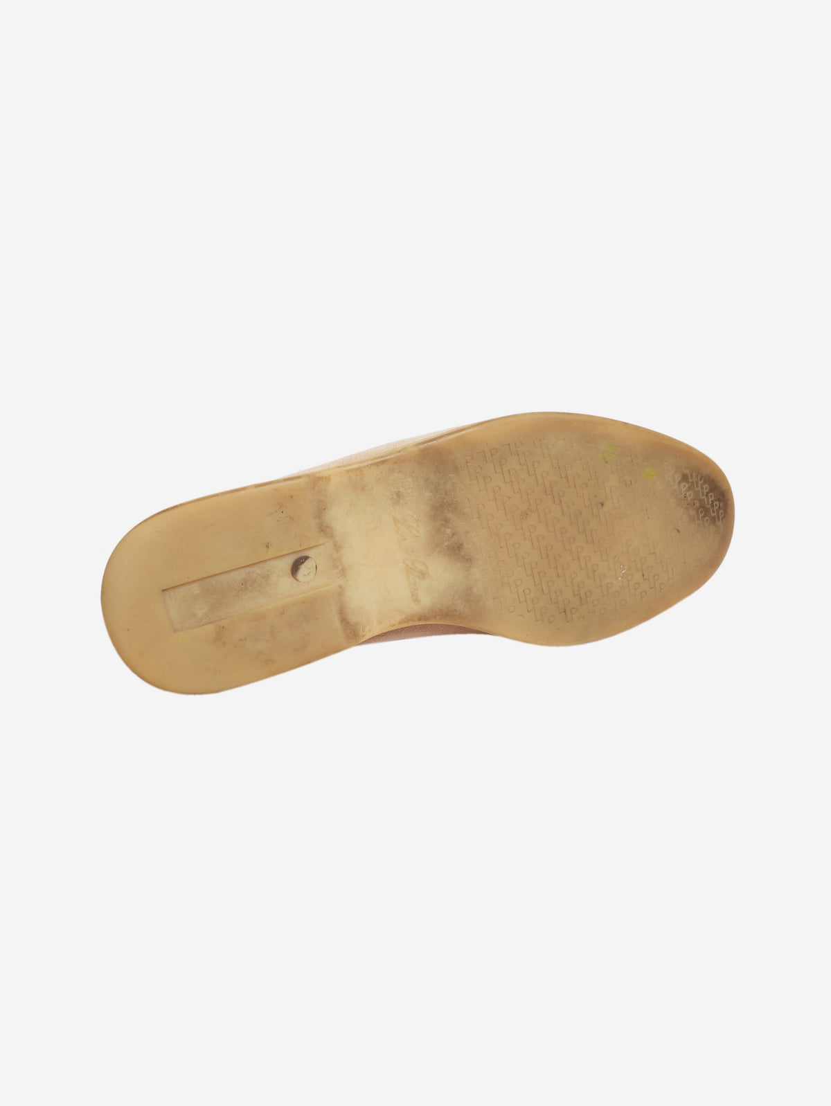 Suede biege slip on shoes - size EU 39.5 (UK 6.5) Flat Shoes Loro Piana 
