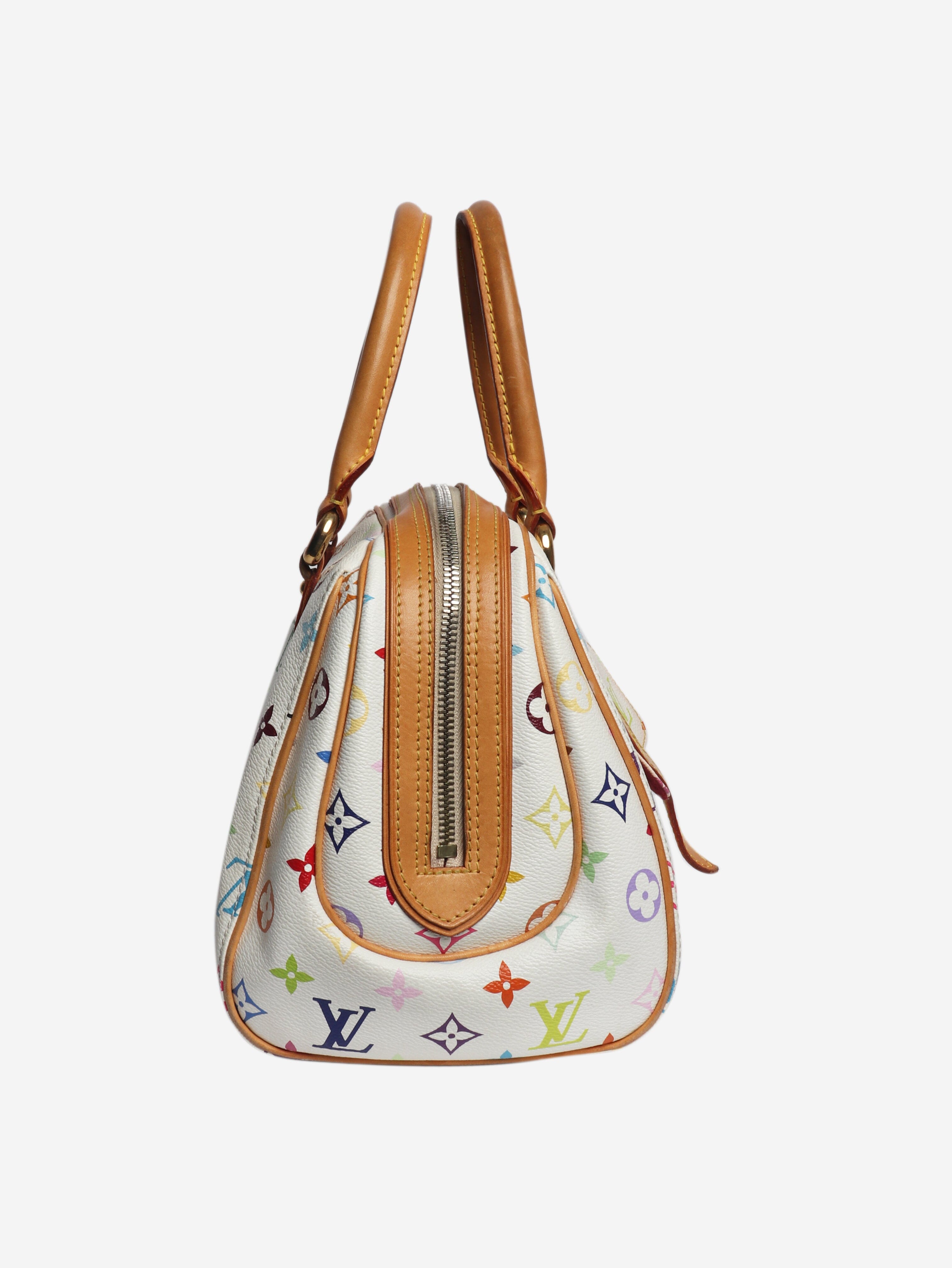 Multicolour vintage 2006 Monogram Priscilla bag Top Handle Bags Louis Vuitton x Takashi Murakami 