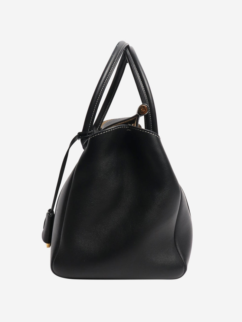 Black Loom 32 leather bag Bags Loro Piana 