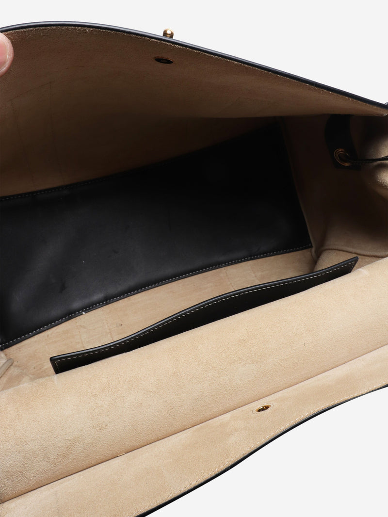 Black Loom 32 leather bag Bags Loro Piana 