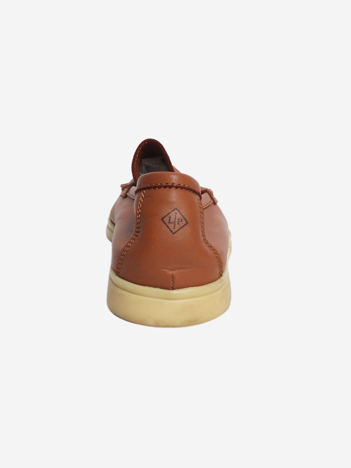Brown nappa leather loafers - size EU 39 (UK 6) Flat Shoes Loro Piana 