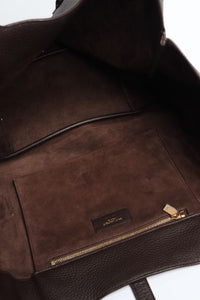 Saint Laurent Dark brown Le 5 À 7 Bea tote bag